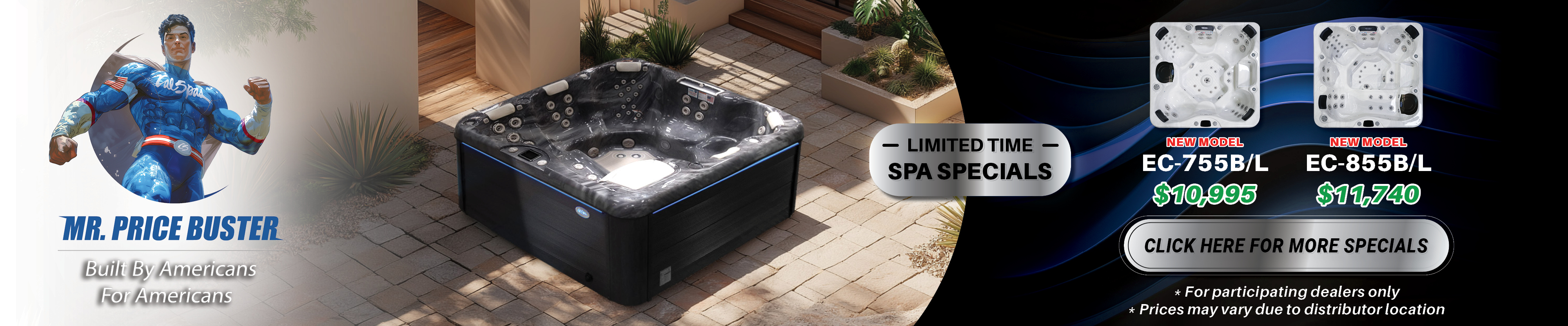 Calspas hot tub being used in a family setting - Reading