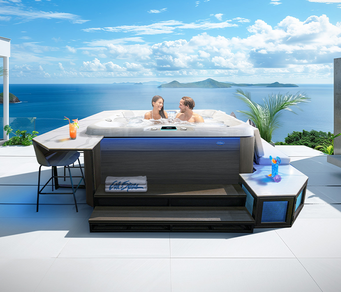 Calspas hot tub being used in a family setting - Reading